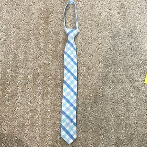 Crewcuts Blue and White Checkered Tie for Boys